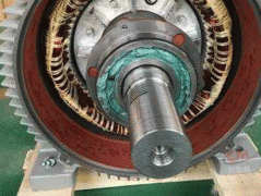 電機(jī)軸承生銹滑環(huán)電機(jī)如何處理？